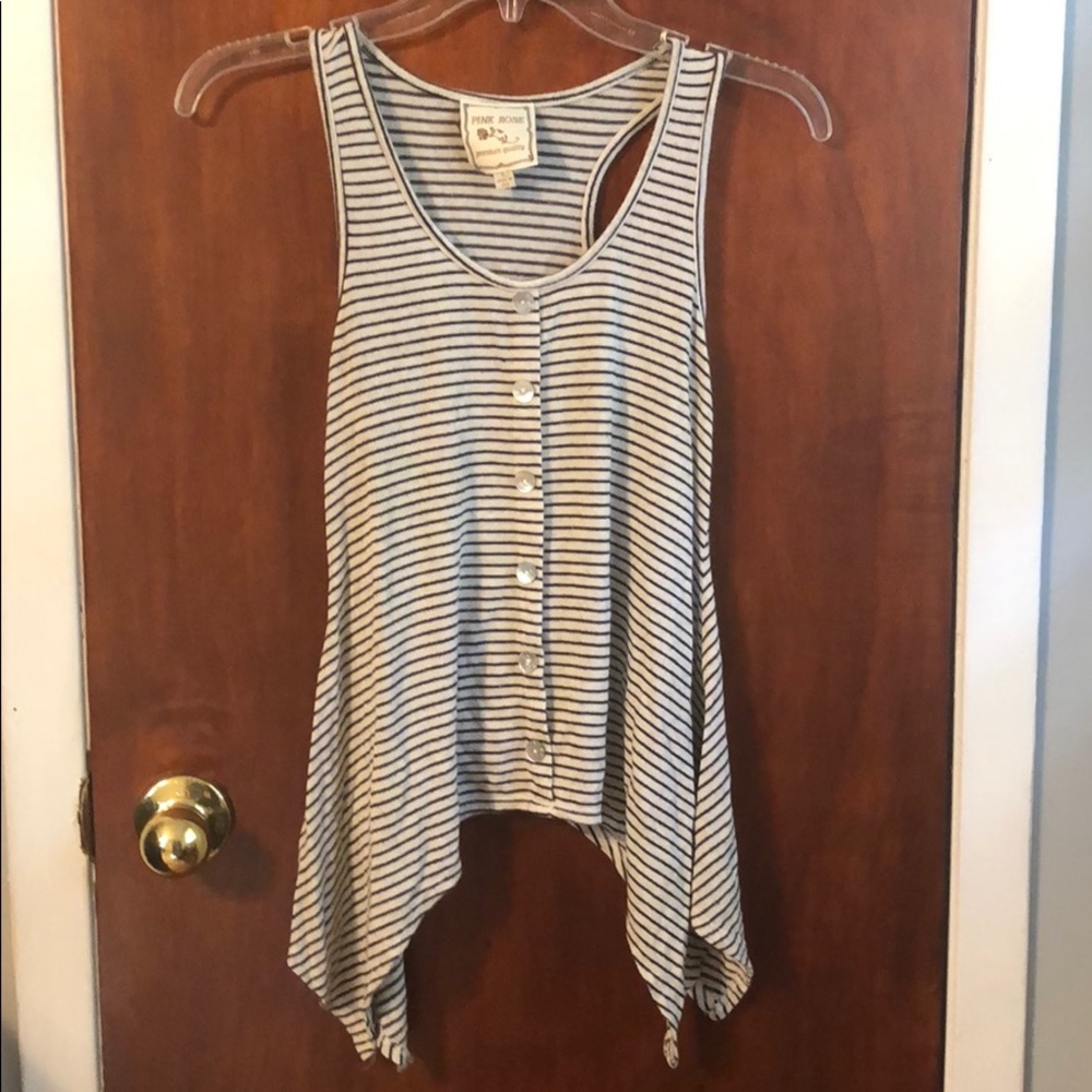 CHIC STRIPED KNIT TANK TOP 🔥